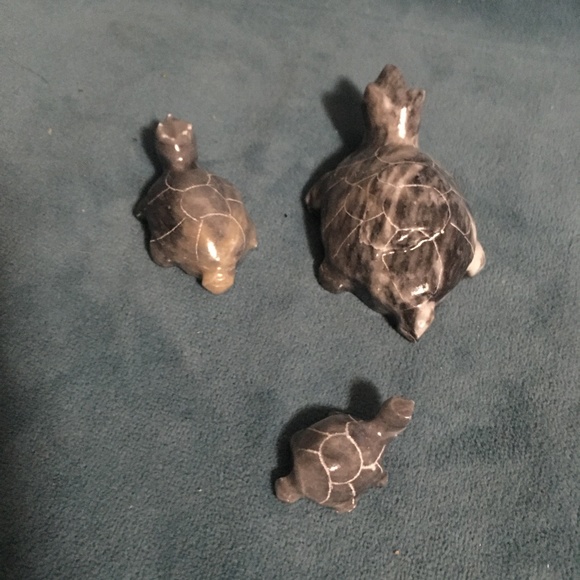 Set 3 mini turtles figurines - Picture 3 of 5